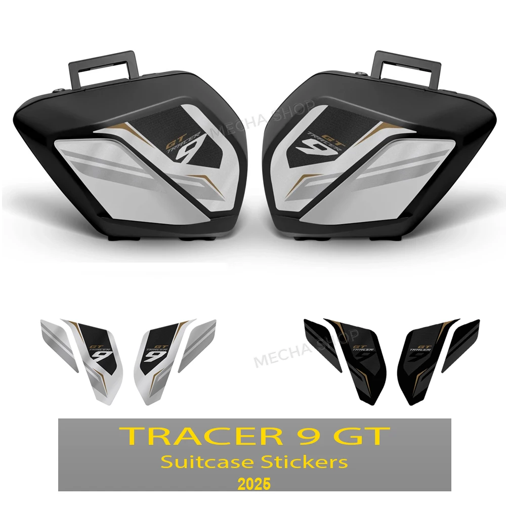 Tracer 9GT Tech Black Motorcycle Accessories Decal Suitcase Stickers for Tracer 9 GT 2025 Ceramic Ice