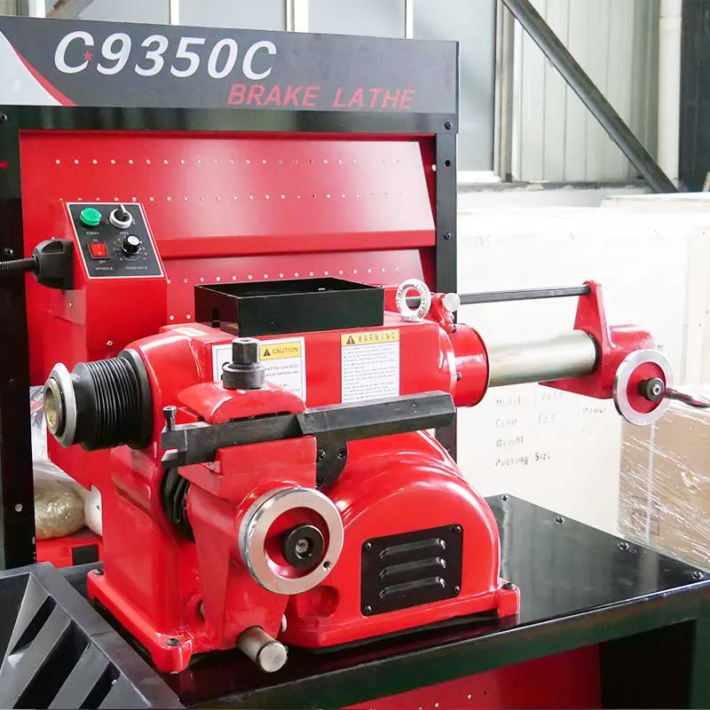 C9350C high quality mechanical light drum disc lathe, metal cutting brake lathe