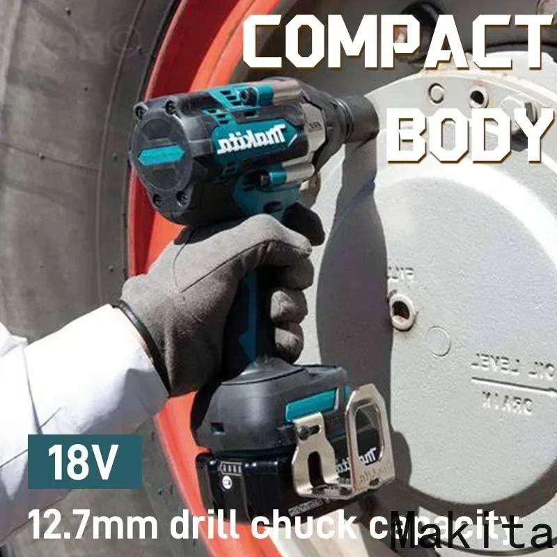 Makita 18V charging impact wrench Brushless lithium electric wrench Large torque  DTW700  impact wrench - view 5