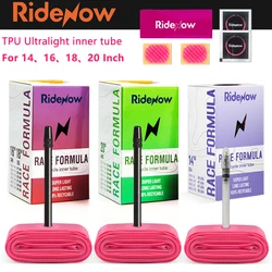 RideNow Ultralight Bike Inner Tube 700 x 18 25 28 32 Road MTB Bicycle TPU Material Tire 65mm Length French Valve Super Light