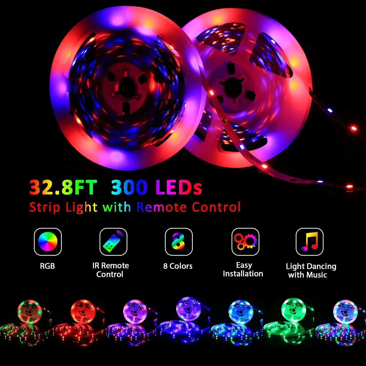 5-24V RF Wireless 86 Panel Switch Dual Dimming Controller 30A Dual Color Temperature Touch Dimmer