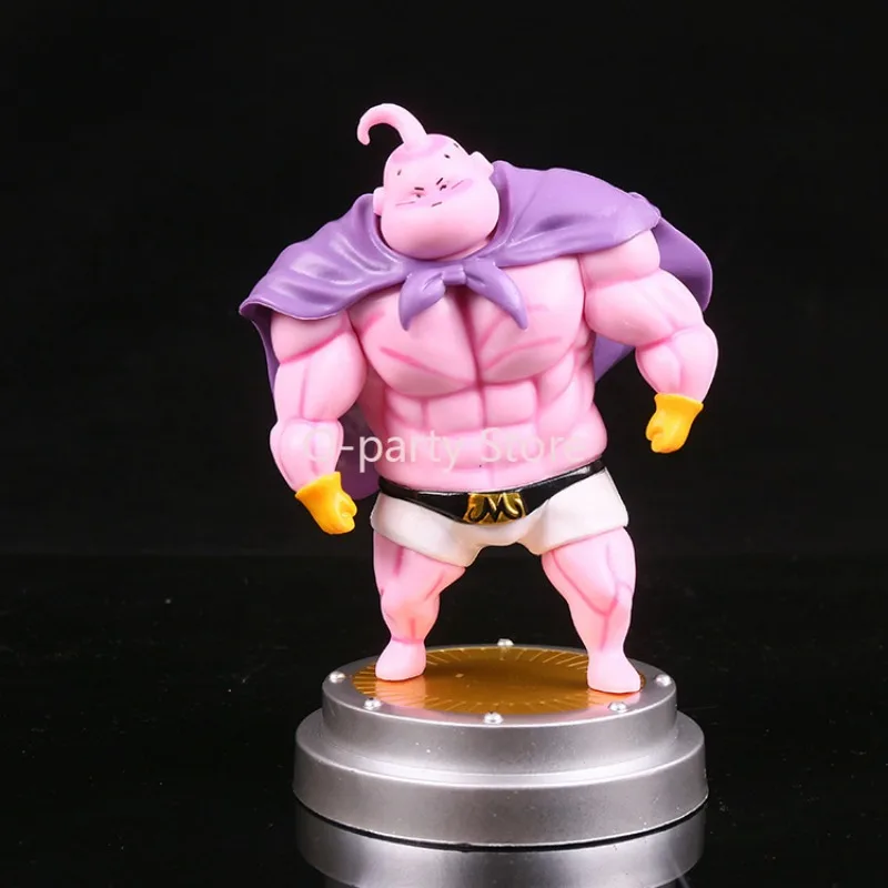 Modelo coleccionable de Dragon Ball Z, versión de Fitness de Majin Buu para decoración del hogar