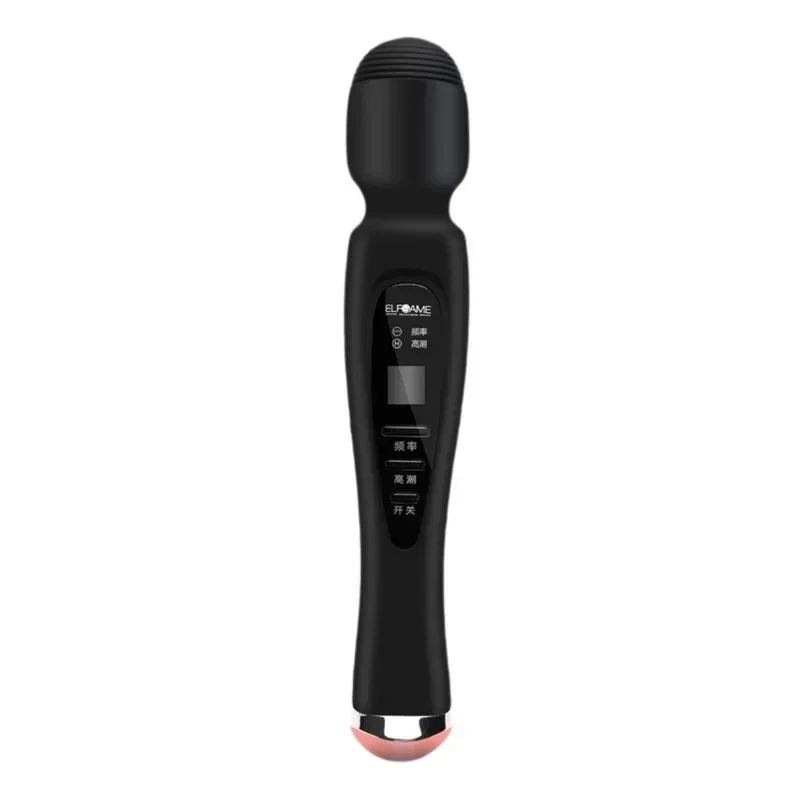 Vibrador de cabeza enorme Ultra silencioso para mujeres, masturbación, orgasmo, consolador magnético de vibración potente, estimulador de clítoris para adultos de 12 modos