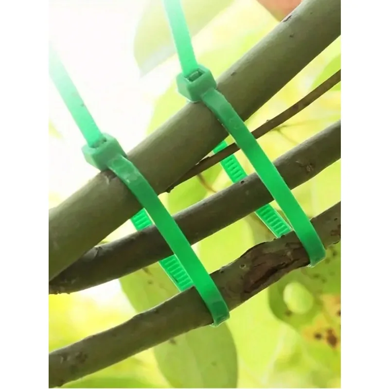 100pcs A set of,Gardening Strapping,zip Ties, Plastic Winding, Plant-fixing, Portable Gardening Cables, Gardening And Lawn Care