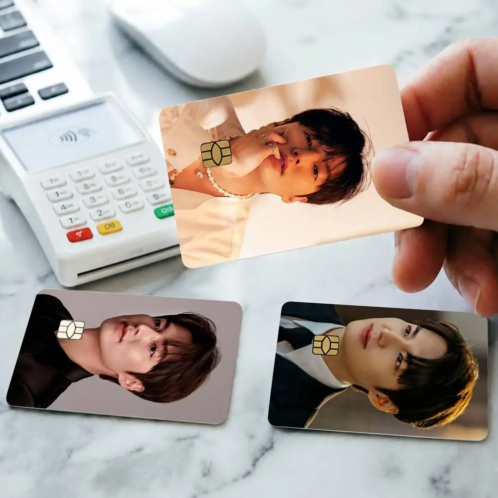 S-Star Lee Min-ho Credit Card HD Stickers Game Card Decal Small Chip Waterproof Sticker Gift