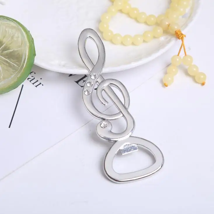 Free Shipping 100pcs Music Note Bottle Openers Wedding Favors Love Letter Beer Bottle Opener Party Gift Sn1832 Wholesale