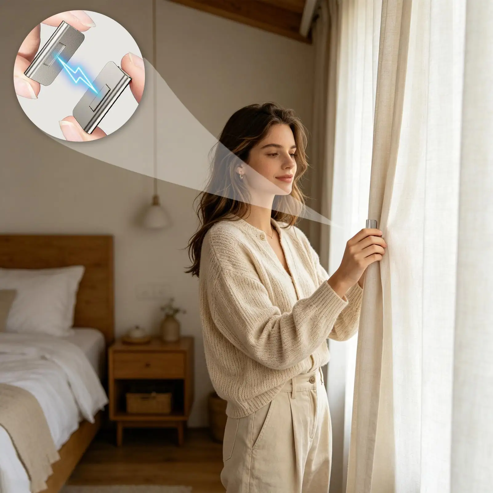 Curtains Magnets 10 Pairs Curtains Supplies Patio Drapery Magnetic Clips For Homeowner Renter Resident Bedroom Living Room