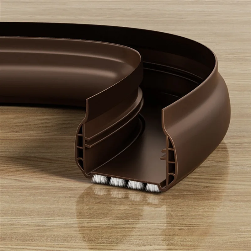 F-T Door Draft Stopper For Bottom Seal Dust And Noise Insulation Weather Stripping  Draft Guard Insulator Sealing Strip