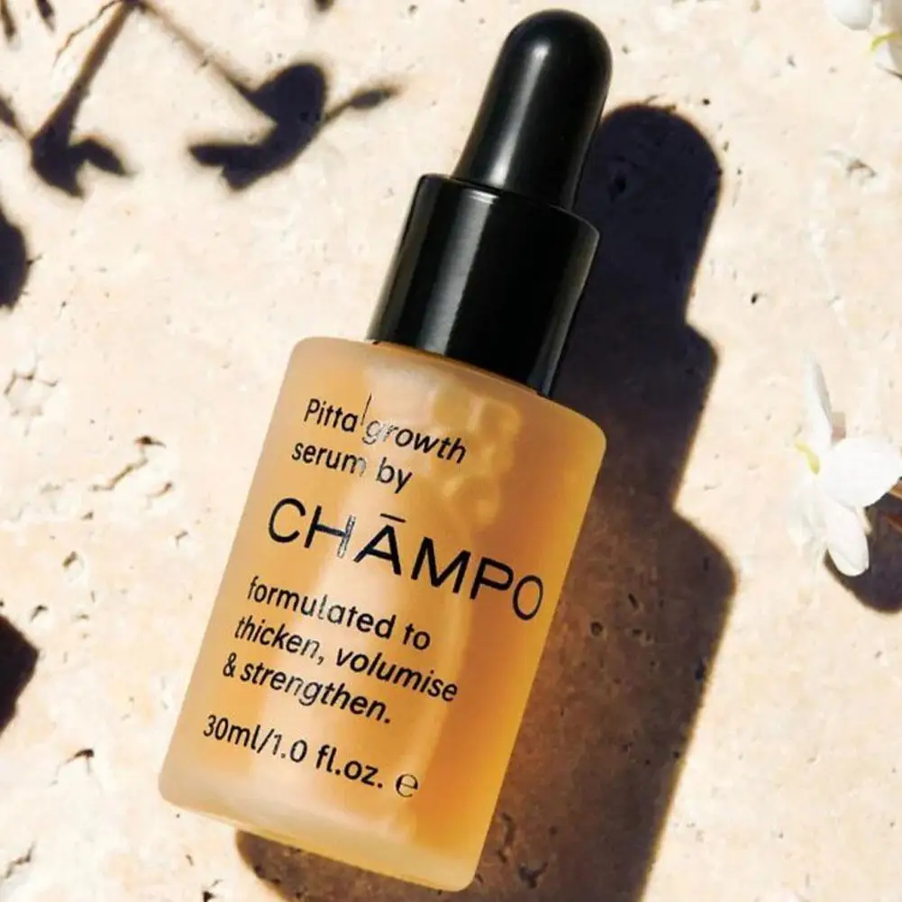 30ml CHAMPO Pitta Hair Growth Serum - Oil-Control Refreshing Non-Greasy Reduce Breakage Split Ends Hair Repair Care
