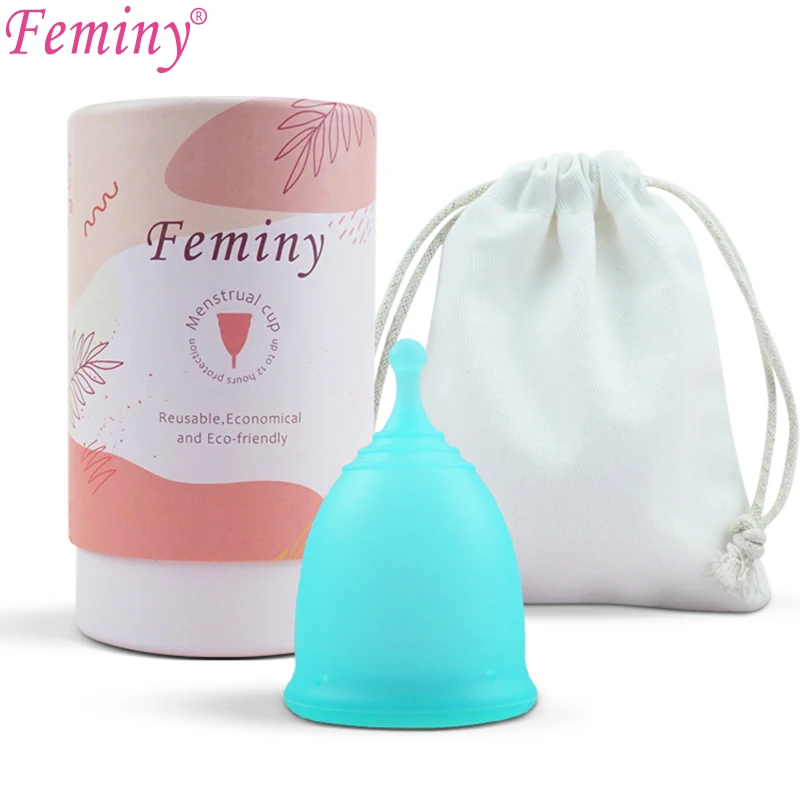 Lady Reusable Soft Certified Silicone Cup Personal Hygiene Product