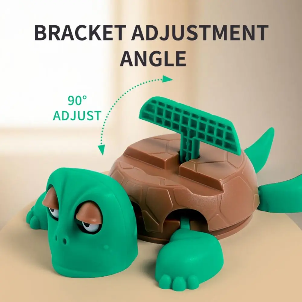 DIY Assembly Turtle Cell Phone Bracket ABS Press Panicked Turtle Coaster Gaping Eyes Anti-scald Turtle Cup Pad Quirky