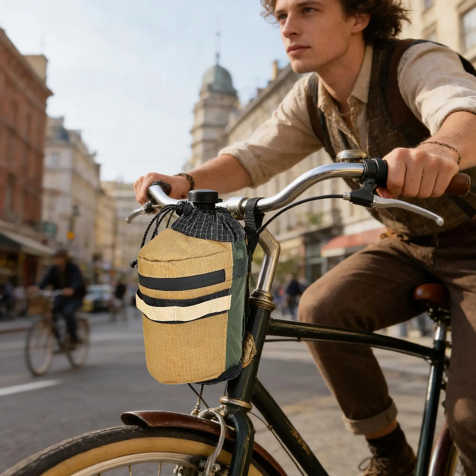 

Bicycle Cup Holder Road Cycling Gear Mountain Bicycle Water Bottle Bag For Cyclists Bikers Mountain Biking Daily Commute Urban