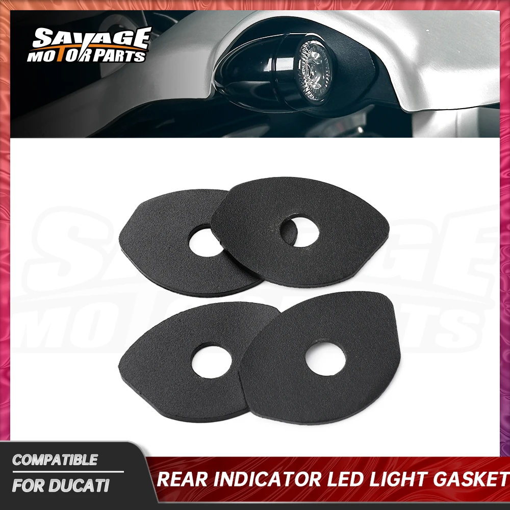 

950 1200 V2 Refit Rear Indicator LED Light Gasket For Ducati Monster 696 797 1100 Multistrada Hyperstrada Panigale Desert X 950