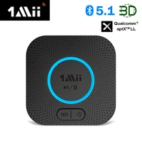 [Actualizado] 1Mii B06 + receptor de Audio Bluetooth 5,1 ""3D""aptX LL, adaptador auxiliar de 3,5mm de enlace Dual de largo alcance para auriculares de coche estéreo para el hogar