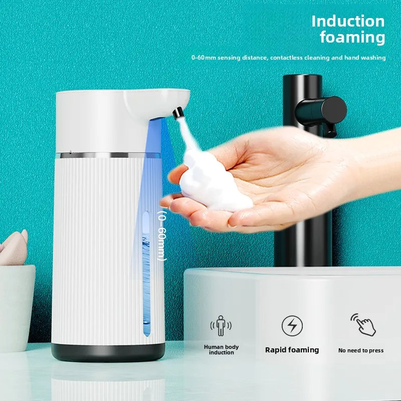 

420ML Automatic Soap Dispenser Waterproof IPX6 Touchless Smart Hand Soap Dispenser USB C Rechargeable 1200 MAH Soap Dispenser