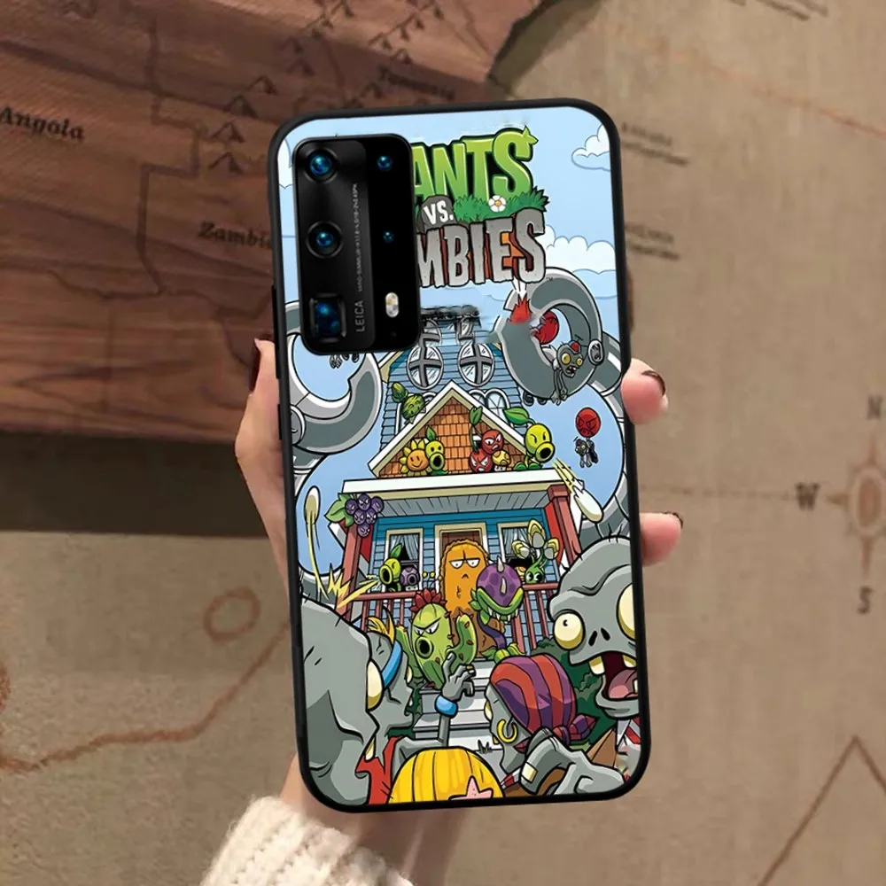 Game Plants Vs Z-Zombies Phone Case For Huawei P 8 9 10 20 30 40 50 Pro Lite Psmart Honor 10 lite 70 Mate 20lite