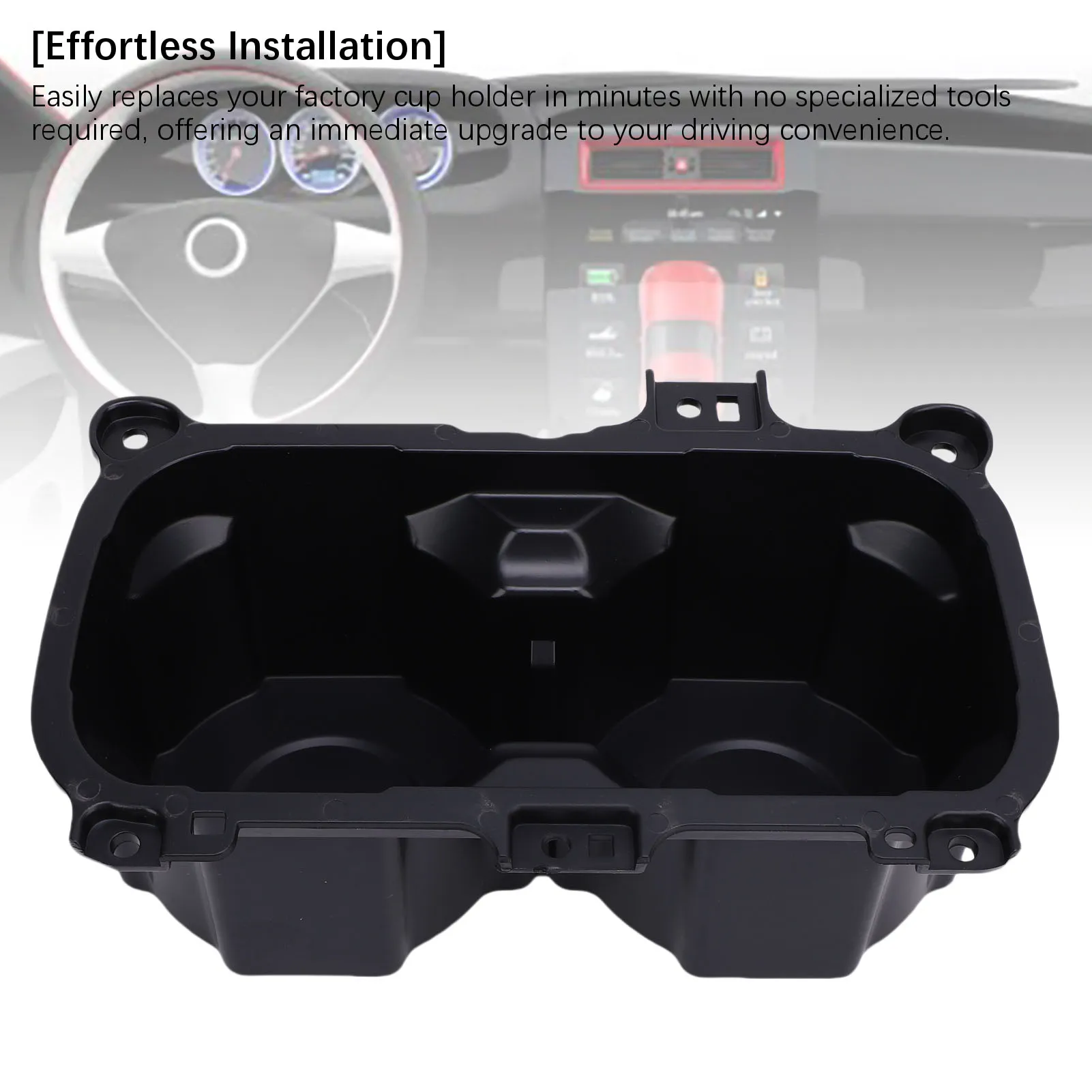 

New Oversized Cup Holder 3.75 Inch Diameter Center Console Extra Large Water Bottle Holder Replacement for Tacoma 2016-2023