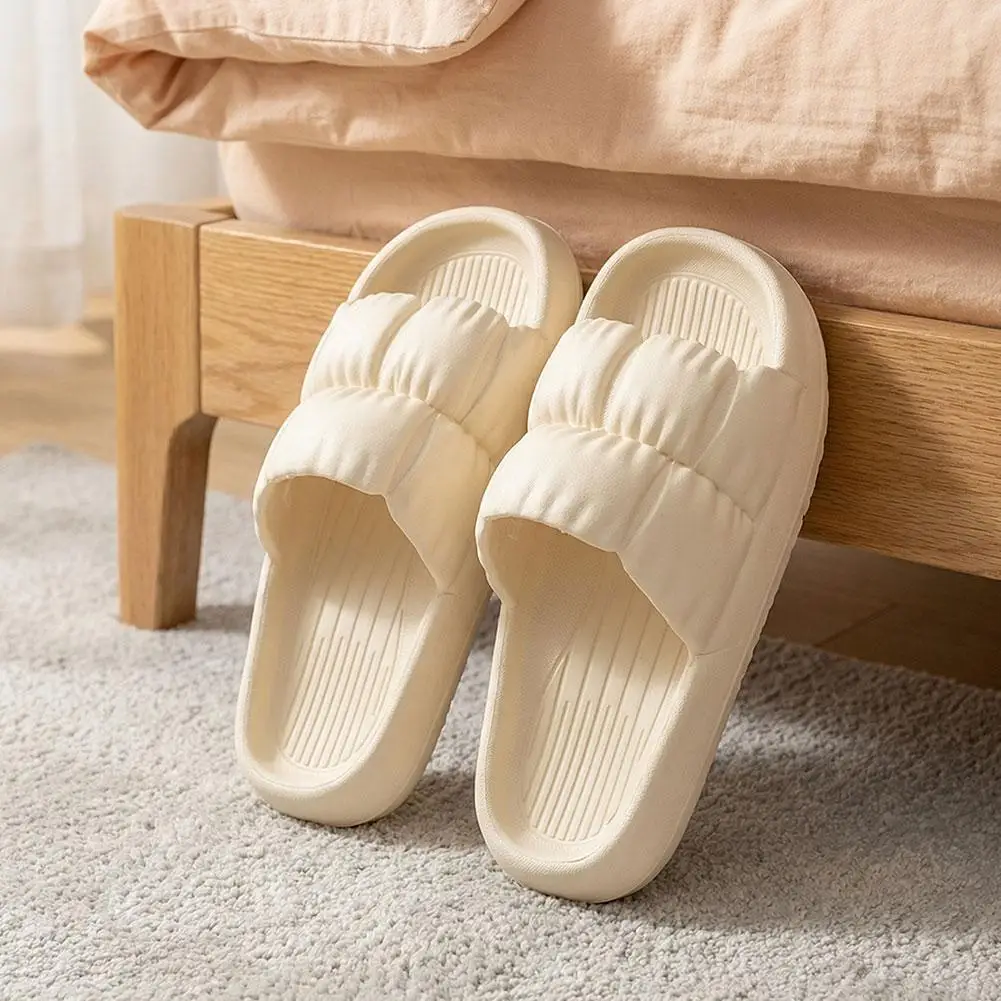 Fashion EVA Slippers For Women Home Bathroom Slippers  Anti Slip Soft Indoor Slides Lightweight Comfort Shower Slippers