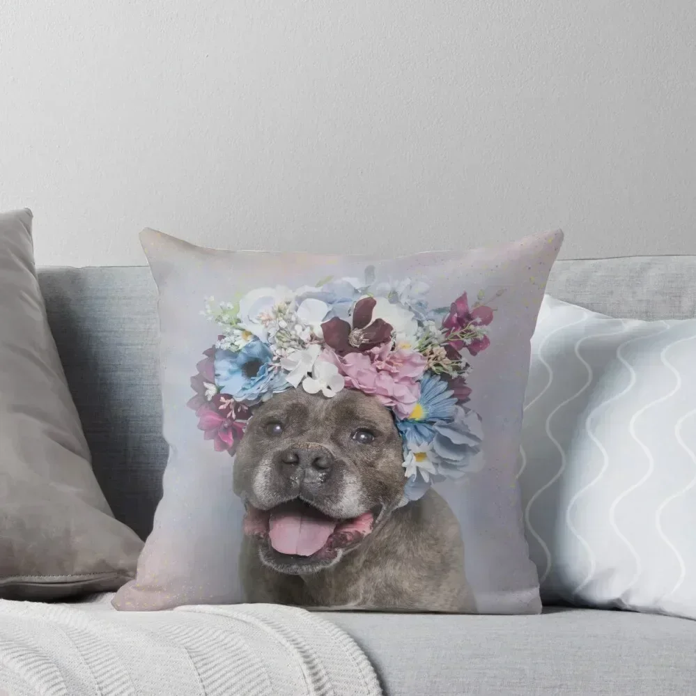 

Flower Power, Rumple Throw Pillow Bed pillowcases Decorative pillow case christmas supplies Luxury Pillow Cover