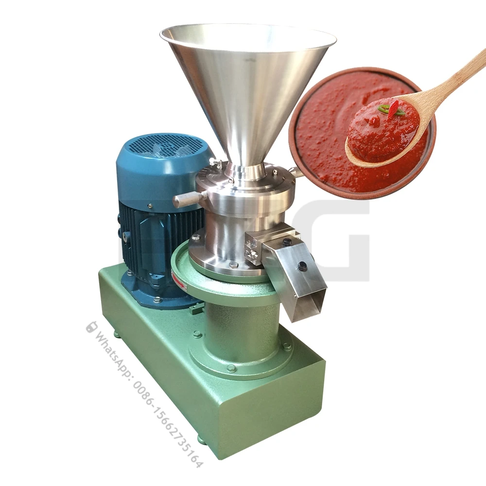 11kw Peanut Butter Making Machine Jms130 Stainless Steel Sesame Paste Colloid Mill Tahini Grinder Chilli Sauce Grinding Machine