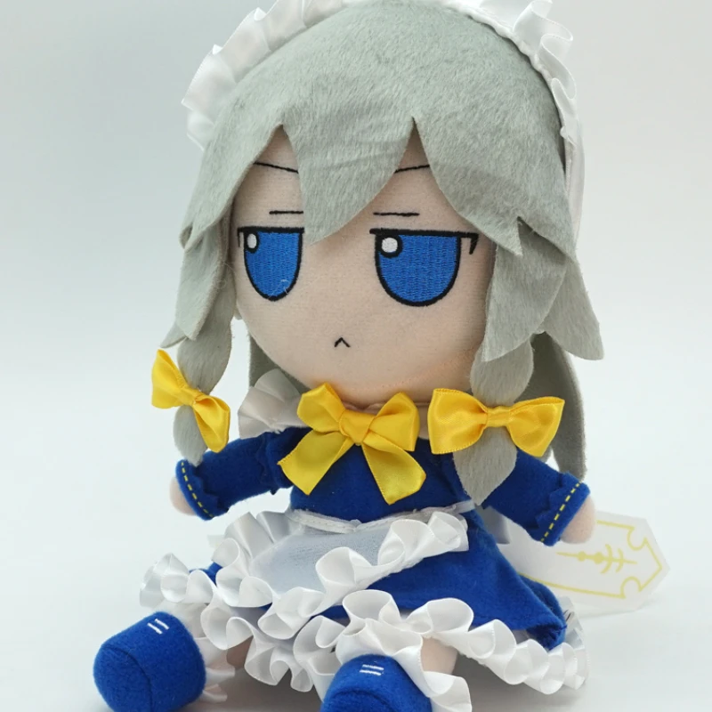 Touhou Project Plush Doll Stuffed Toys Izayoi Sakuya 20cm Cosplay Fumo for Gift