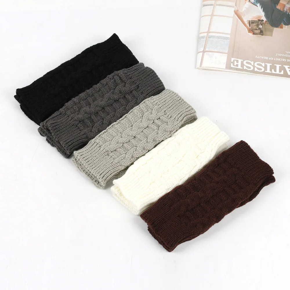 Autumn Winter Solid Color Gold Velvet Knitted Gloves Cold proof Warm Fashion and Elegant Gloves for Driving and Office Working