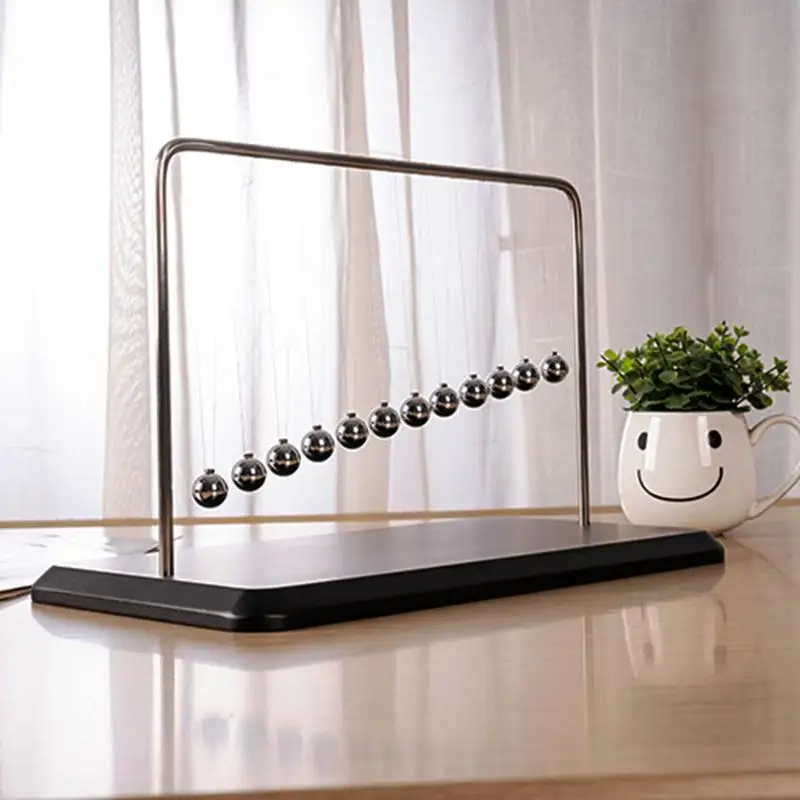 

Newtons Cradle Pendulum Science Physics Gadget Sciency Learning Pendulum Desktop Decoration Motion Toy Home Decorations Newton