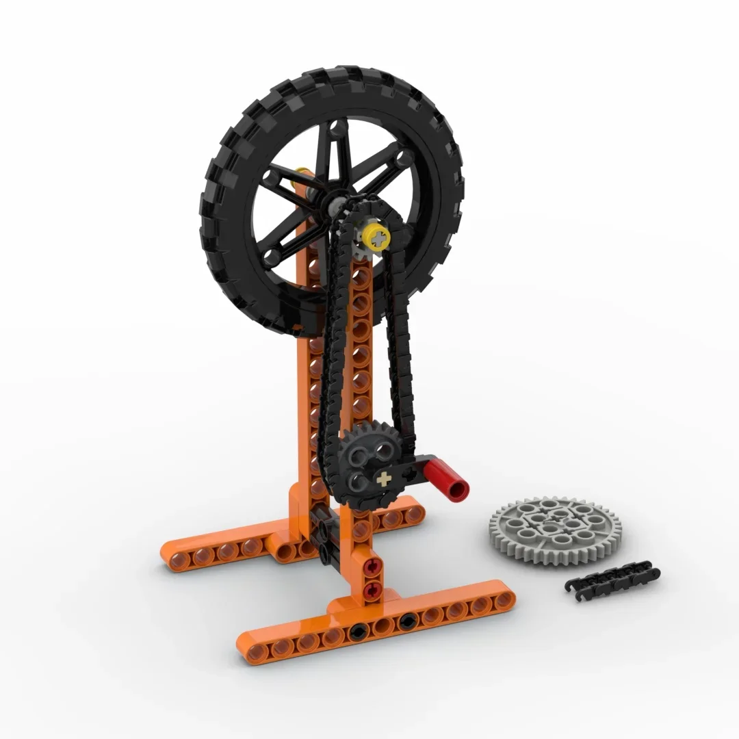Building Blocks Model Sets Windmill Swing Tank Robot Assembly MOC Technical Bricks Loose Parts Kid DIY Modified Tech Toys