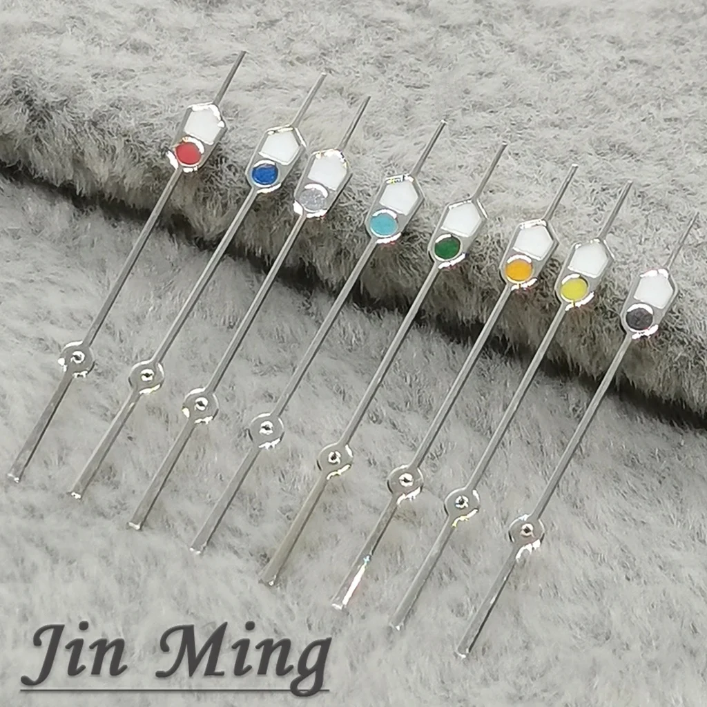 Hohe Qualität Uhr Hände 13mm Silber Schwarz Für NH35 NH36 7S26 7S36 4R35 4R36 Bewegung Uhren Zubehör Grün leuchtende