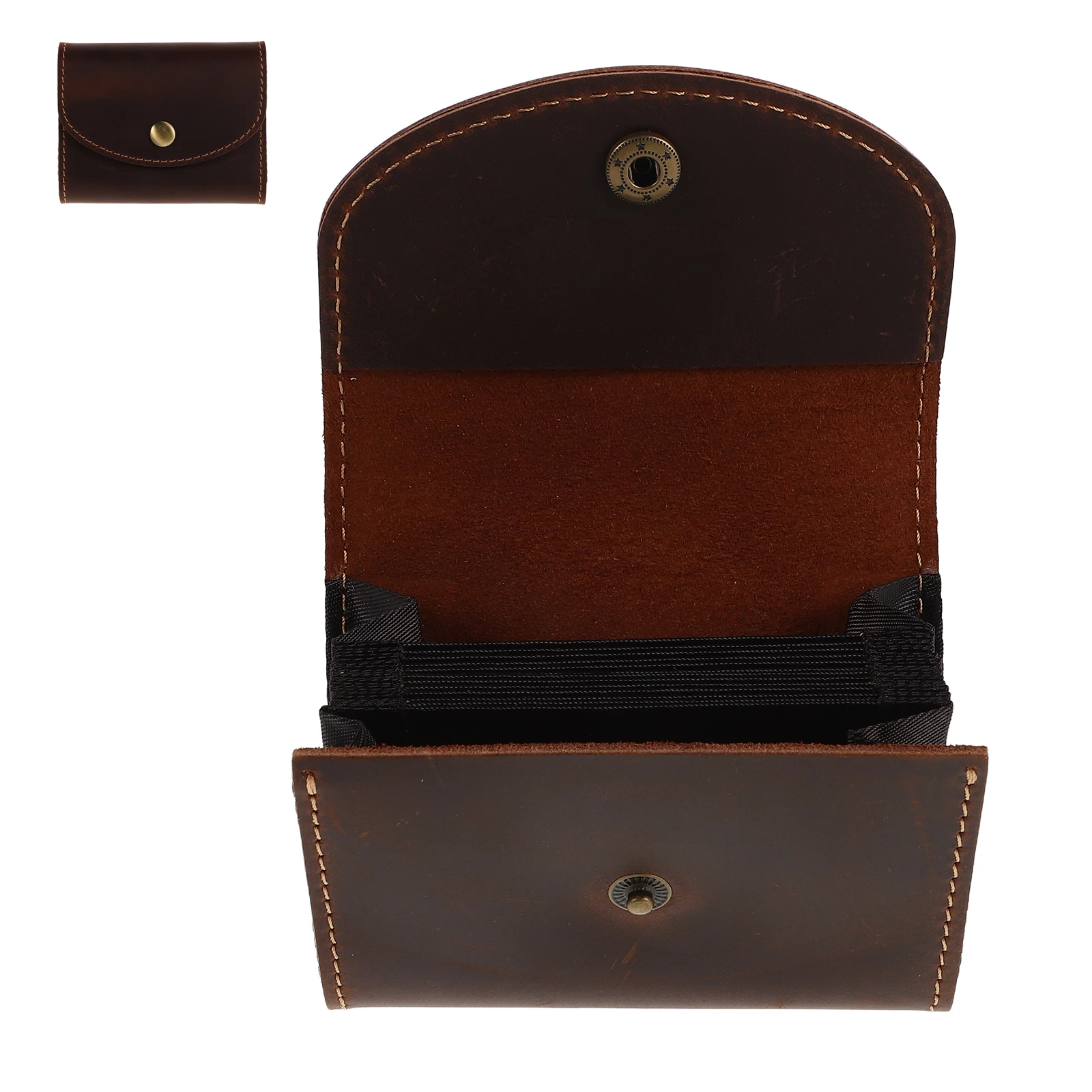 

Men's 12 Card Slots Credit Card Holder Wallet Case Genuine Cowhide Coin Purse ganizer Mini for Business