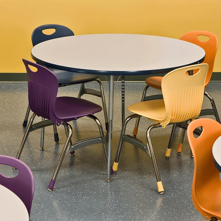 Modern Wood School Student Desk Chair Set for Classroom Activity Home Study Furniture