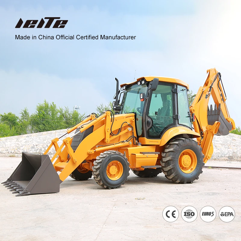 China Manufacturer 4X4 Small Mini Excavator Backhoe Loader for Sale