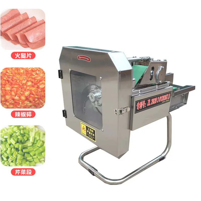 

Commercial Vegetable Slicer Onion Slicing Machine Electric Vegetable Potatoes Cutter Carrots Cutting Machine