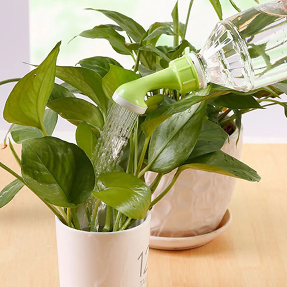 

Flower Watering Kettle Bottle Sprinkler Can Attachment Plastic Spout Gardening Sprinkling Head for Small