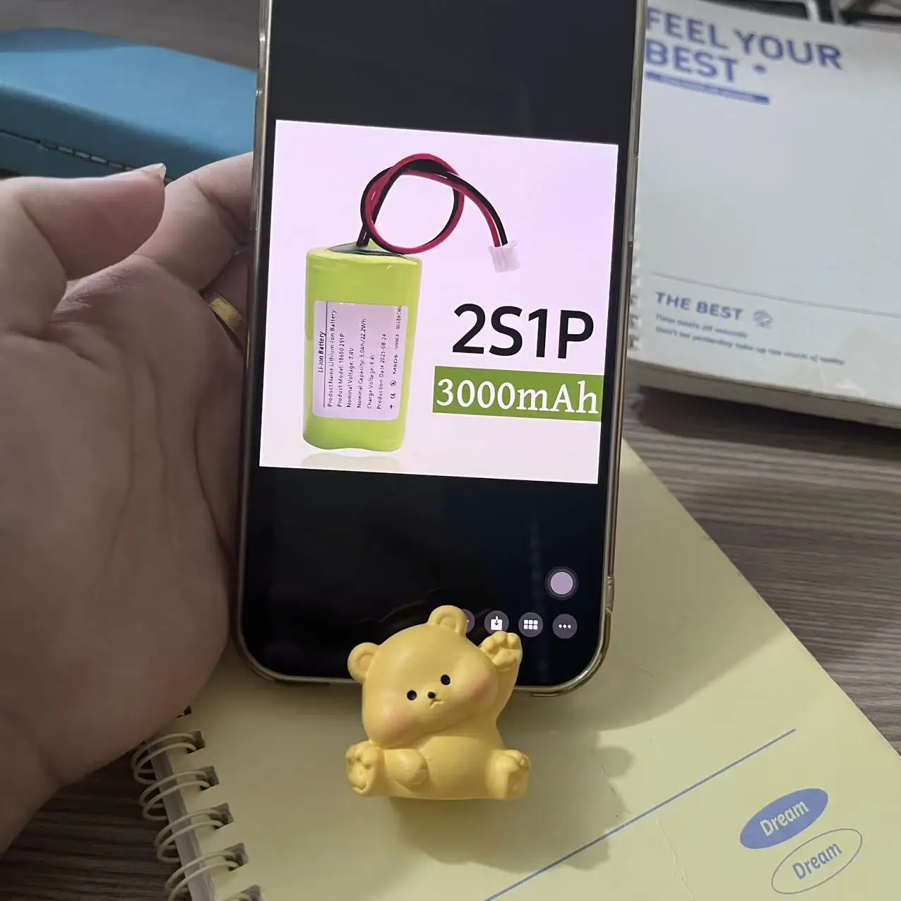 

18650 2S1P 7.4V 3000mAh Lithium Battery Pack Rechargeable Batteries for LED Light Speaker Bateria AndProtection Board