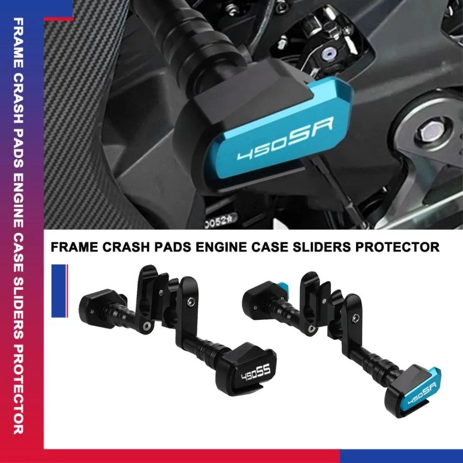 

FOR CFMOTO 450SR 450SS 450SRS 450NK 2022-2025 2024 Engine Protection Cover Frame Sliders Crash Pad Falling Protector Guard