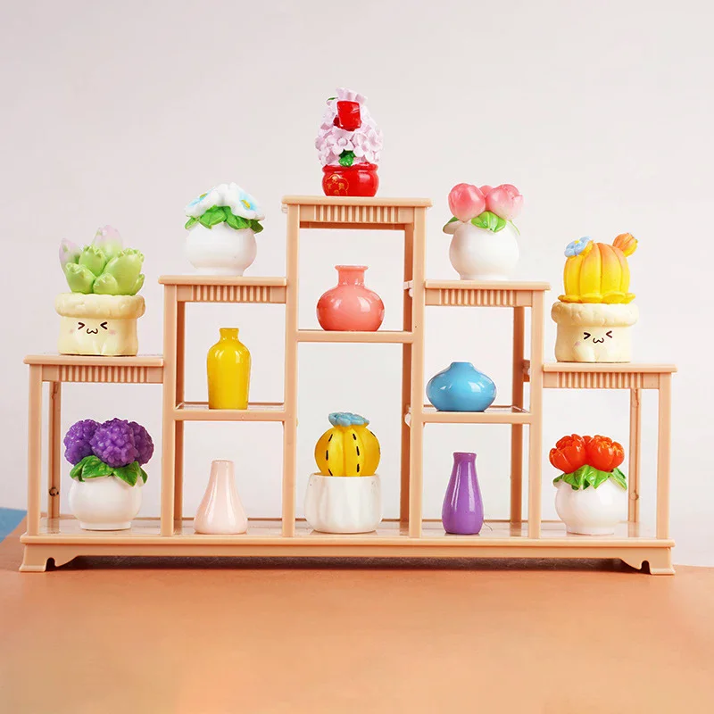 

1 шт. Аксессуар для кукольного домика: имитационная модель-муляж, миниатюрная полка для хранения в гостиной, витрина, украшения, DIY