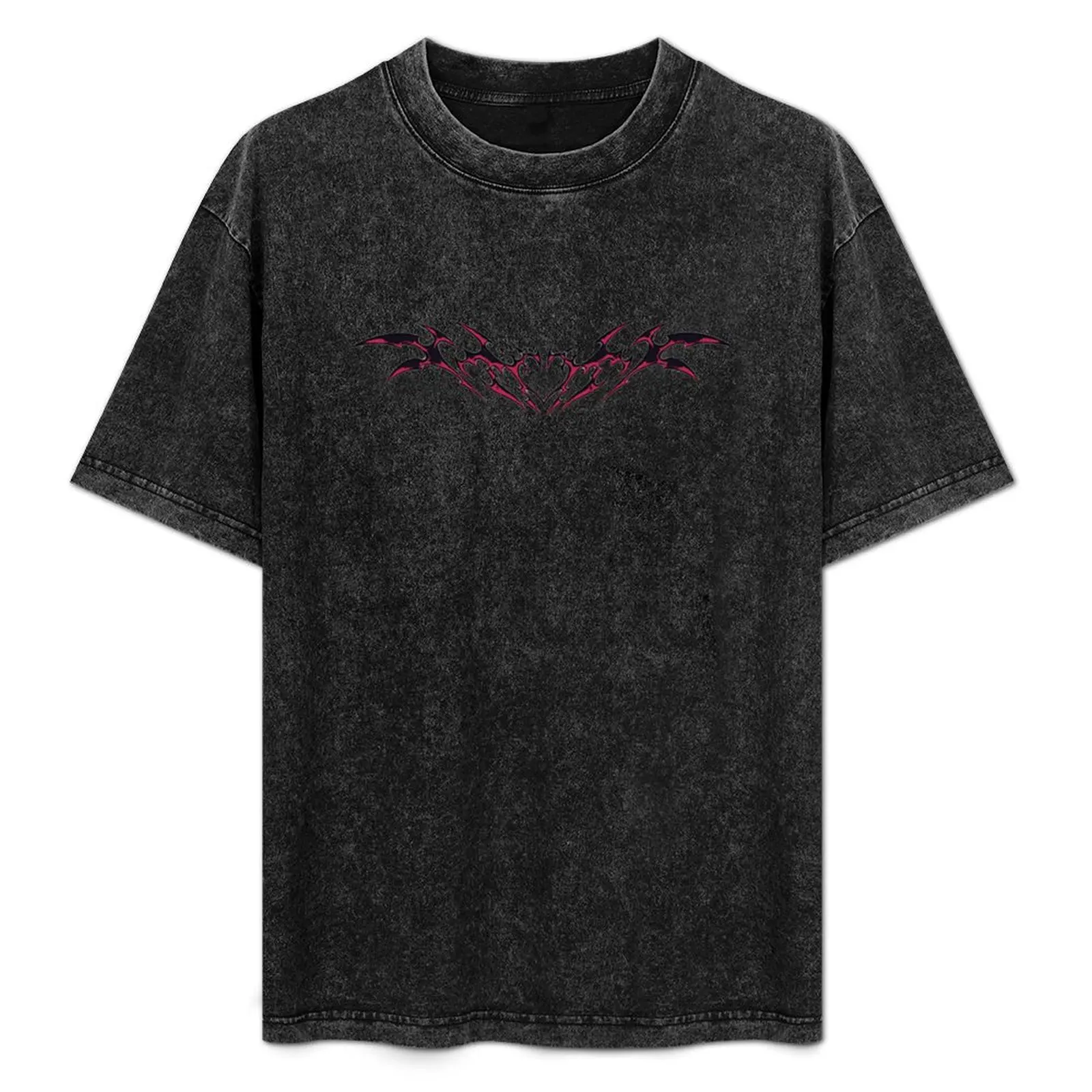 

Y2K Heart Neo Tribal Cyber Sigilism T-Shirt Casual Soft Cotton Short Sleeve Tee