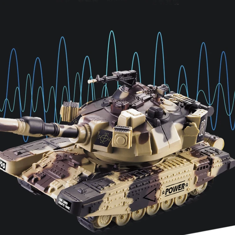 1:32 Military War RC Tank Toys Model Wireless Off-road 360° Rotation Launchs Crawler Mini Electric Tank Simulation Toys for boys