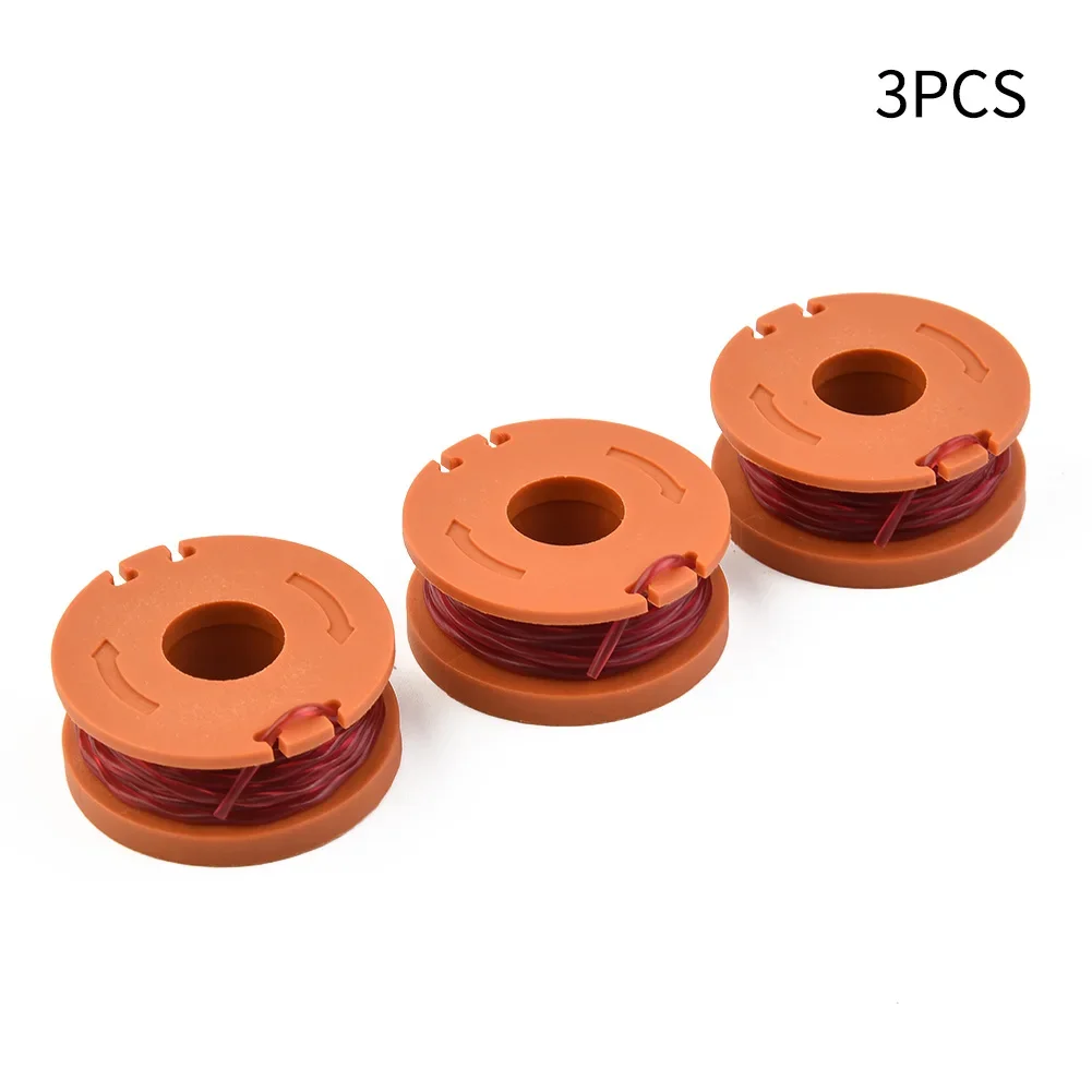 Trimmer Line Spool Set 3 Pcs For Worx WG150 WG151 WG155 WG160 WG165 WG169 WG175 And For McGregor GGT250G MCT2X1825 CLGT18LG/1