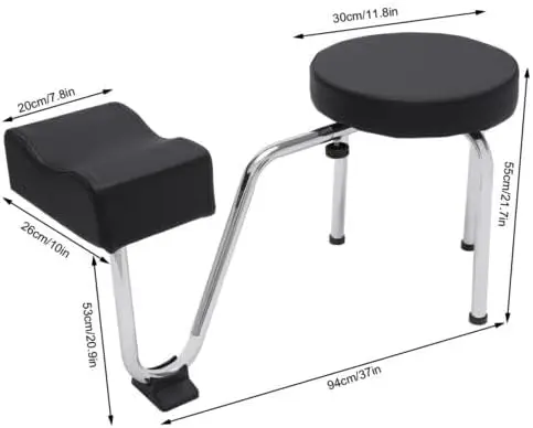 Repose-pieds autoportant pour salon de beauté, chaise de pédicure et de manucure, tabouret à ongles, support de tatouage, assistance pieds de spa portable pour technicien, recommandé