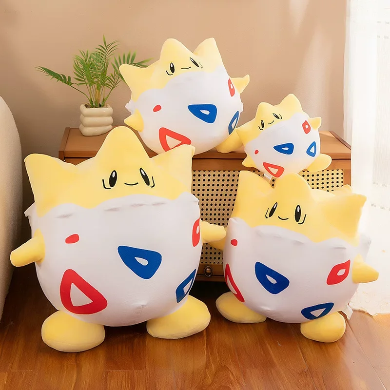 25/40/50/60cm Cartoon Togepi Plüschtier Schlafzimmer Bettkissen Puppe Niedliches Weiches Bequemes Stofftier Cartoon-Puppe Geschenk