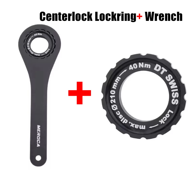 Fahrrad Centerlock Sicherungsring und Abstandshalter Fahrrad Center Lock Abdeckungsschlüssel für 6-Bolzen-Scheibenbremsscheibe Laufradsatz Nabe Aluminiumlegierung