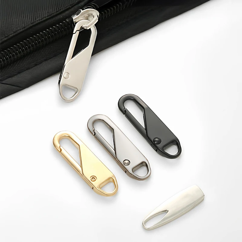 10/20Pcs Detachable Pull Tab for Down Coat Jacket Bag Universal Zipper Slider Repair Pendant Zipper Head Accessories