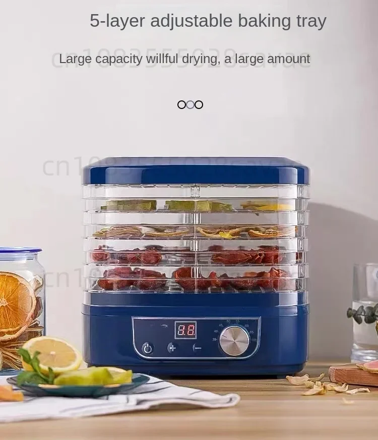 5-Layer food dehydrator fruit and vegetable dryer