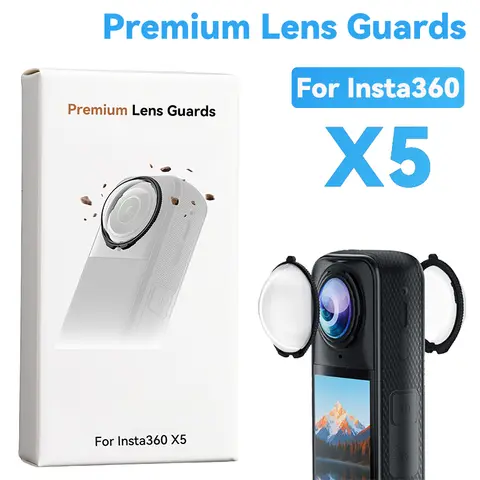 Insta360 X5용 렌즈 가드 Insta 360 X5용 프리미엄 유리 렌즈 보호 커버 광학 긁힘 방지 액세서리