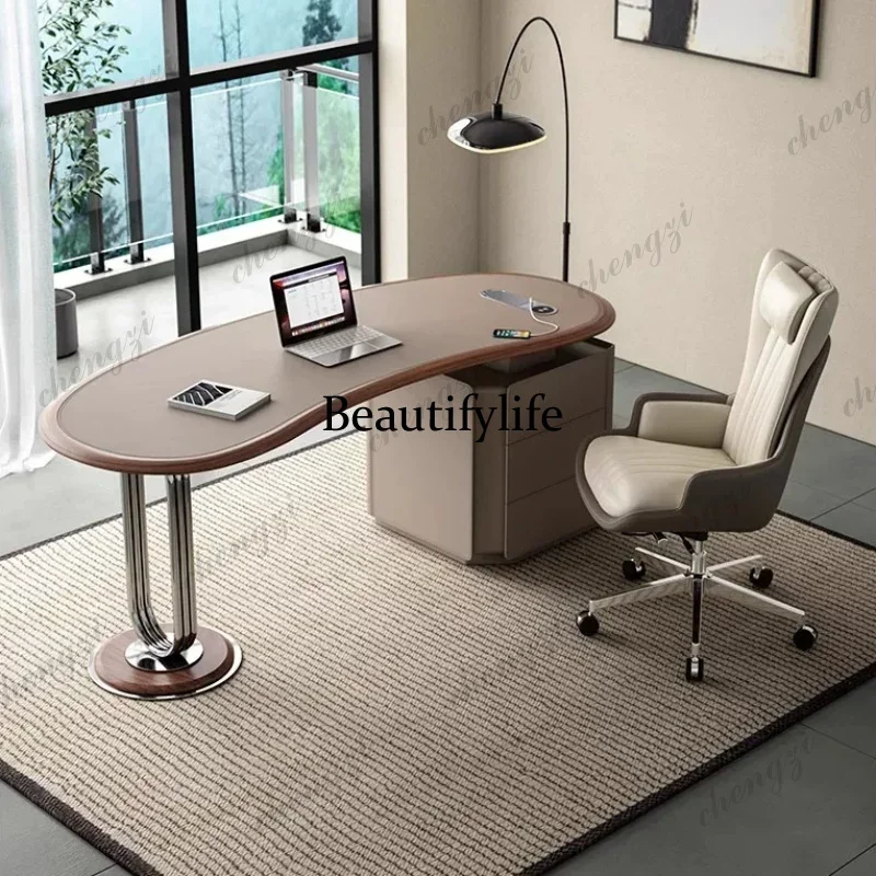 01A Vertical Luxury Computer Desks Modern Conference Weird Workstations Office Desks Gaming Organizer Mesa Computador Furniture