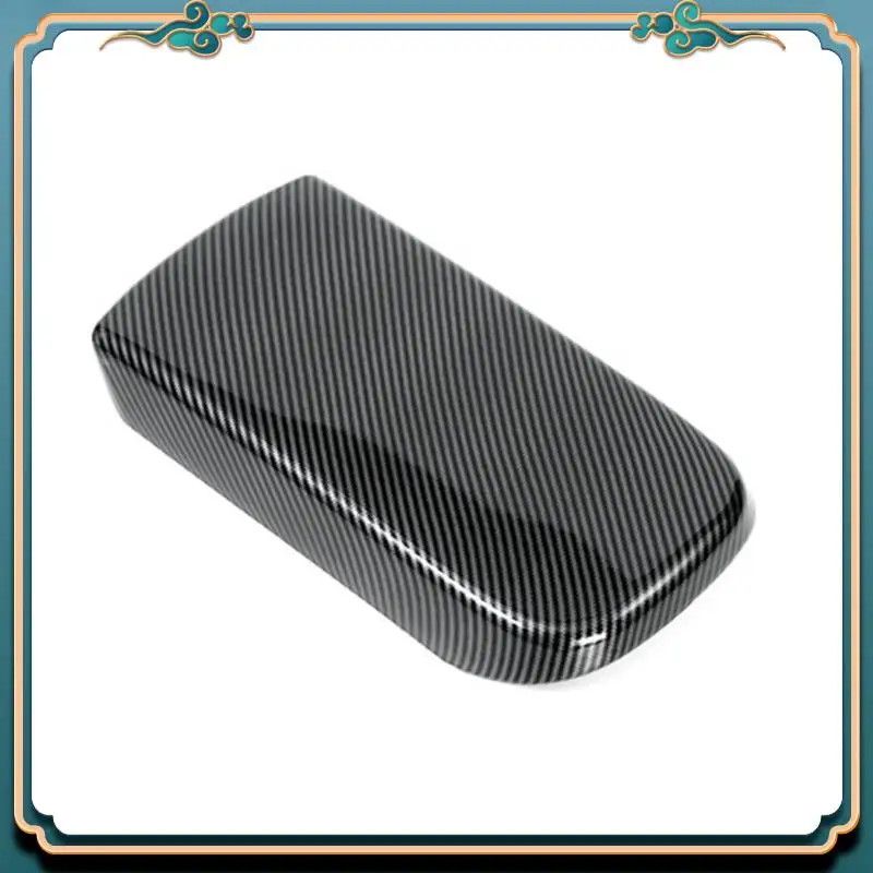 A54P-For Seeker Trax 2023 2024 وحدة التحكم المركزية مسند الذراع غطاء صندوق غطاء الكسوة استبدال أجزاء الملحقات ABS ألياف الكربون