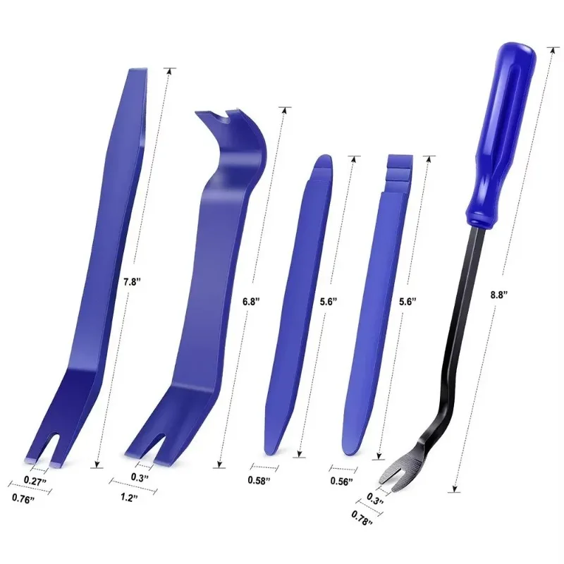 

Car Hand Tool Set Disassembly Tool Kit Stereo Repair DVD Repair Tool Dashboard Removal Tool Interior Plastic Trim Panel Car