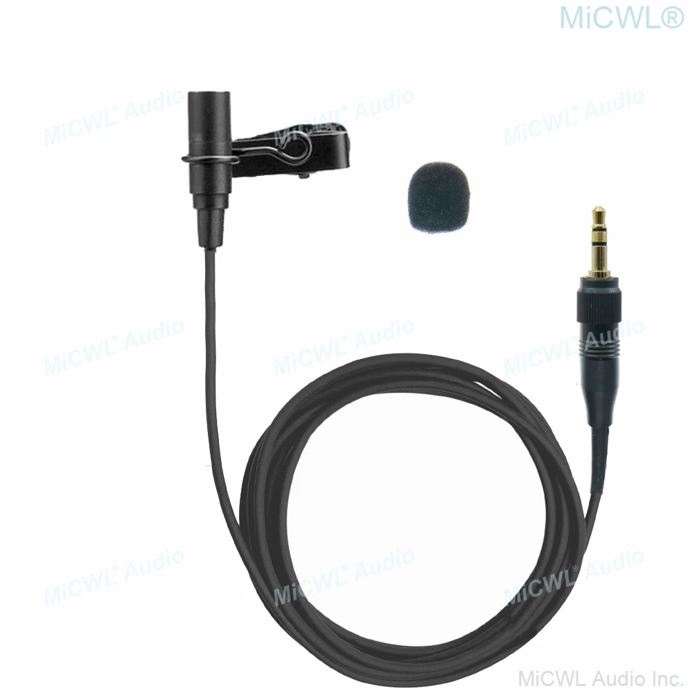 Black ECMV1 Omnidirectional Electret Condenser Lavalier Microphone for Sony UTX V1 D11 D21 UWP Series Lapel BodyPack Transmitter